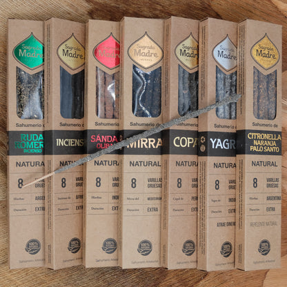 Incense SAGRADA MADRE Lemongrass Orange Palo Santo